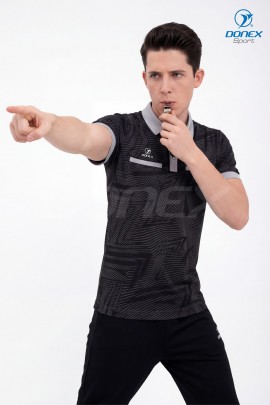 Áo thể thao nam MC-9160-08-05 Đen phối ghi